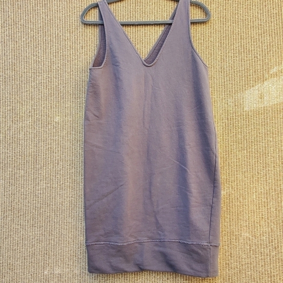 Zara Trafaluc V-Neck Sweatshirt Dress - Picture 5 of 7